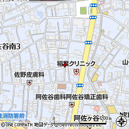 東京都杉並区阿佐谷南3丁目33-25周辺の地図