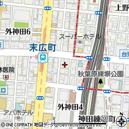 東京都千代田区外神田4丁目8周辺の地図