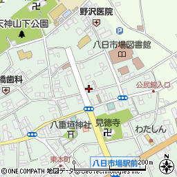 千葉県匝瑳市八日市場イ2387周辺の地図