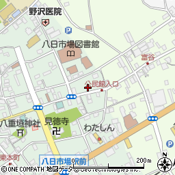 千葉県匝瑳市八日市場イ2414-2周辺の地図