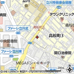 西東京調理師専門学校周辺の地図