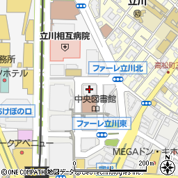あいおいニッセイ同和損害保険株式会社東京損害サービス部立川サービスセンター周辺の地図
