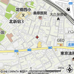 竹屋クリーニング店周辺の地図