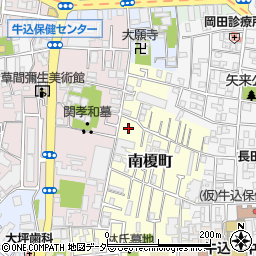 東京都新宿区南榎町37周辺の地図
