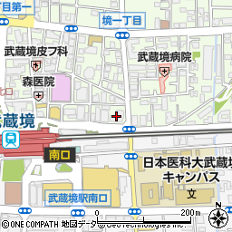 日本調剤　武蔵境薬局周辺の地図