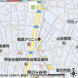 江戸や鮨八 阿佐ヶ谷店周辺の地図