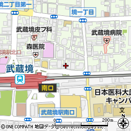 株式会社メガネドラッグ武蔵境店周辺の地図