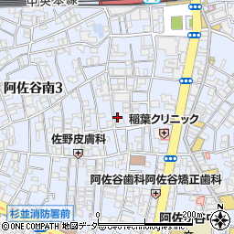 東京都杉並区阿佐谷南3丁目33-8周辺の地図