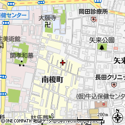 東京都新宿区南榎町16周辺の地図
