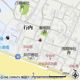 千葉県旭市平松1555周辺の地図