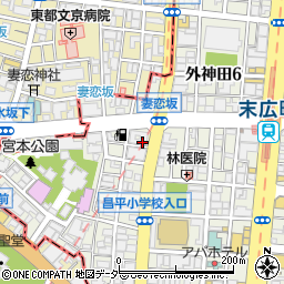 東京都千代田区外神田2丁目14周辺の地図