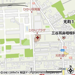 国分寺市役所　ひかりプラザ周辺の地図
