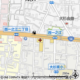 トヨタモビリティ東京江戸川西一之江店周辺の地図