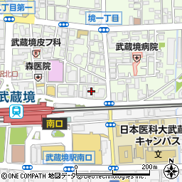 東進ハイスクール武蔵境校周辺の地図