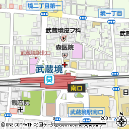株式会社旅倶楽部　武蔵野支店団体ツアーデスク周辺の地図