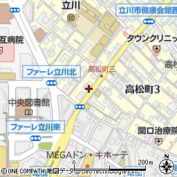 はんこ広場立川店周辺の地図