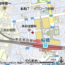 日本パーキングビルサービス株式会社　船橋支社周辺の地図
