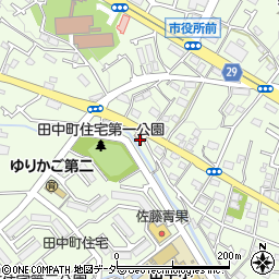 昭島田中郵便局 ＡＴＭ周辺の地図