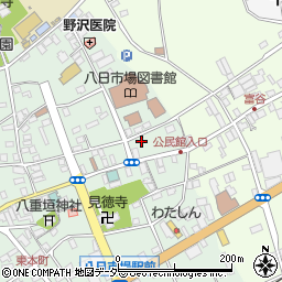 千葉県匝瑳市八日市場イ2418周辺の地図