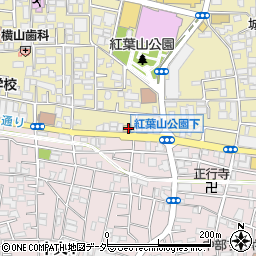 ファミリーマート新中野店周辺の地図