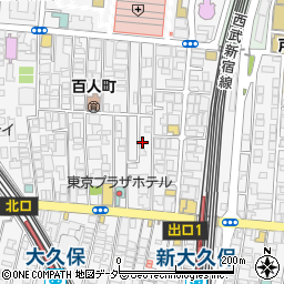 東京都新宿区百人町2丁目11-12周辺の地図