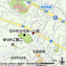 昭島田中郵便局周辺の地図