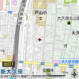 東京都新宿区百人町2丁目1-46周辺の地図