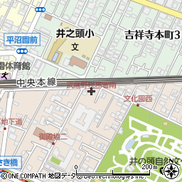武蔵野税務署南周辺の地図