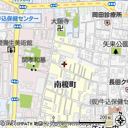 東京都新宿区南榎町12周辺の地図