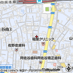 東京都杉並区阿佐谷南3丁目33-23周辺の地図