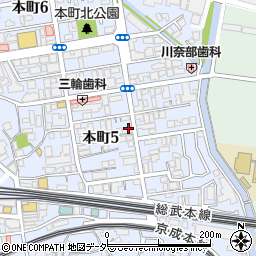 中田稔彦　税理士事務所周辺の地図