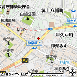 東京都新宿区白銀町1-16周辺の地図