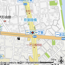 京葉陸橋駐車場周辺の地図