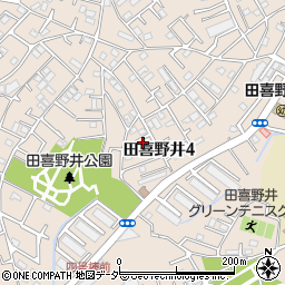 千葉県船橋市田喜野井4丁目19周辺の地図