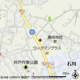 白光舎　佐倉六崎店周辺の地図