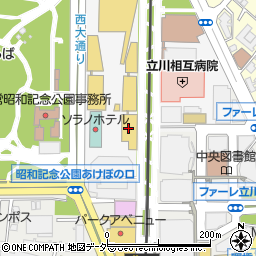 ファミリーマート立川グリーンスプリングス店周辺の地図