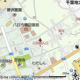 千葉県匝瑳市八日市場イ2410周辺の地図