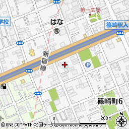 東京葬祭篠崎葬祭殿周辺の地図