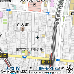 東京都新宿区百人町2丁目11-18周辺の地図
