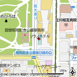 ワタベウェディング立川店周辺の地図