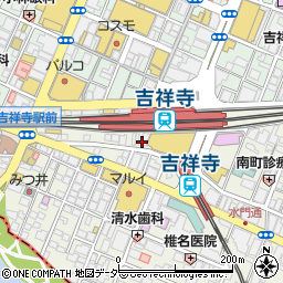 元祖寿司 吉祥寺駅前店周辺の地図