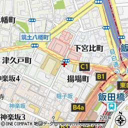 薬局くすりの福太郎飯田橋2号店周辺の地図