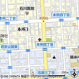 セブンイレブン墨田本所３丁目店周辺の地図