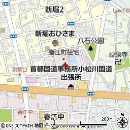 春江町住宅周辺の地図