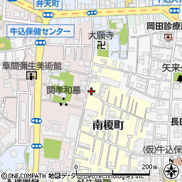 東京都新宿区南榎町10周辺の地図