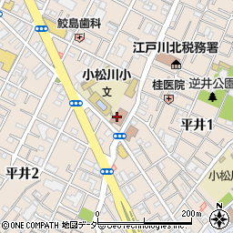 小松川区民館周辺の地図