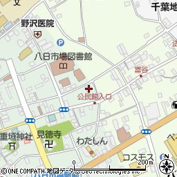 千葉県匝瑳市八日市場イ2411周辺の地図