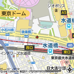 東京ドームホテル周辺の地図