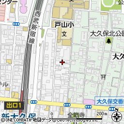 東京都新宿区百人町2丁目1周辺の地図