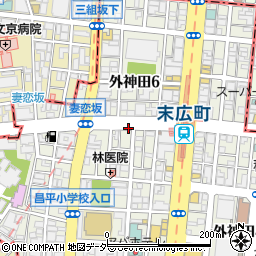 蔵前橋通パーキングメーター２周辺の地図